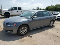 Salvage cars for sale at Oklahoma City, OK auction: 2014 Volkswagen Passat S