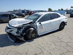 Salvage cars for sale at Bakersfield, CA auction: 2023 Toyota Camry SE Night Shade