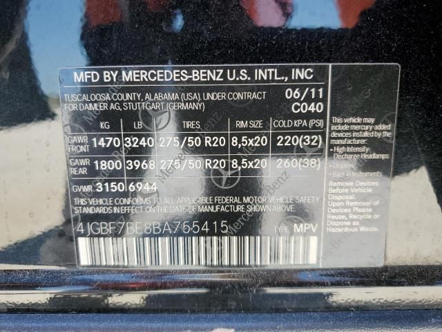 2011 Mercedes-Benz GL 450 4matic