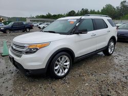 Salvage cars for sale at Memphis, TN auction: 2014 Ford Explorer XLT