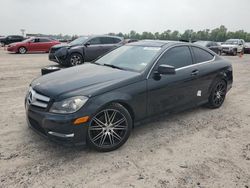 Salvage cars for sale at Houston, TX auction: 2013 Mercedes-Benz C 250