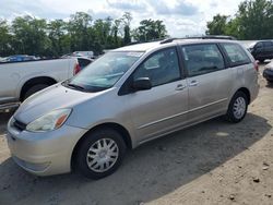 Salvage cars for sale at Baltimore, MD auction: 2005 Toyota Sienna CE