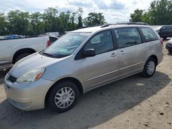 Toyota Sienna CE salvage cars for sale: 2005 Toyota Sienna CE