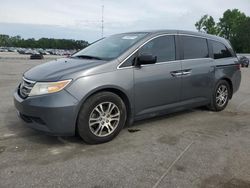 Salvage cars for sale at auction: 2013 Honda Odyssey EXL