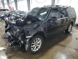 Salvage cars for sale at Ham Lake, MN auction: 2017 Ford Expedition EL Limited