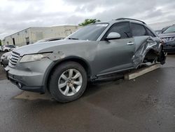 Salvage cars for sale at New Britain, CT auction: 2005 Infiniti FX35