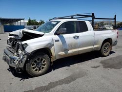 Salvage cars for sale at San Martin, CA auction: 2017 Toyota Tundra Double Cab SR/SR5
