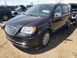 Salvage cars for sale from Copart Elgin, IL: 2016 Chrysler Town & Country Limited