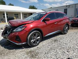 Nissan Murano Platinum salvage cars for sale: 2020 Nissan Murano Platinum