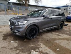 Lincoln Aviator salvage cars for sale: 2021 Lincoln Aviator Reserve