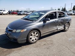 Salvage cars for sale at Rancho Cucamonga, CA auction: 2009 Honda Civic LX
