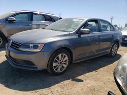 Salvage cars for sale at Chicago Heights, IL auction: 2015 Volkswagen Jetta SE