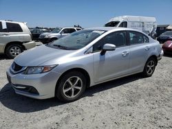 Salvage cars for sale at Antelope, CA auction: 2015 Honda Civic SE