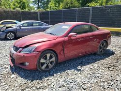 Salvage cars for sale at Waldorf, MD auction: 2010 Lexus IS 250