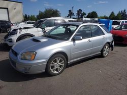 Salvage cars for sale at Woodburn, OR auction: 2004 Subaru Impreza WRX