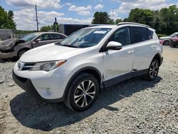 Salvage cars for sale from Copart Mebane, NC: 2015 Toyota Rav4 Limited