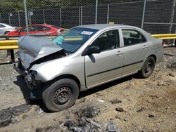 Salvage cars for sale at Waldorf, MD auction: 2003 Toyota Corolla CE