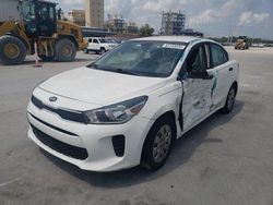 Salvage cars for sale from Copart New Orleans, LA: 2018 KIA Rio LX