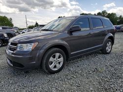 Salvage cars for sale from Copart Mebane, NC: 2018 Dodge Journey SE