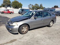 Salvage cars for sale at Hayward, CA auction: 2005 Honda Civic Hybrid