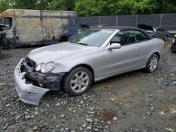 Salvage cars for sale at Waldorf, MD auction: 2004 Mercedes-Benz CLK 320