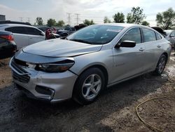 Salvage cars for sale at Elgin, IL auction: 2016 Chevrolet Malibu LS