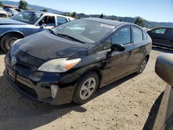 Salvage cars for sale from Copart San Martin, CA: 2012 Toyota Prius