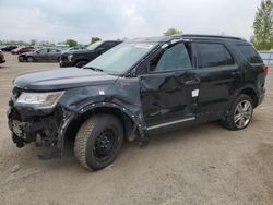 Salvage cars for sale from Copart London, ON: 2016 Ford Explorer XLT
