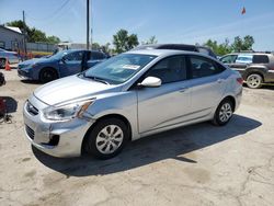 Salvage cars for sale from Copart Pekin, IL: 2016 Hyundai Accent SE