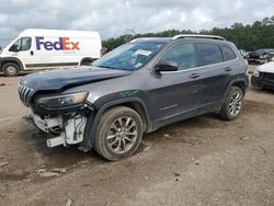 Salvage cars for sale at Greenwell Springs, LA auction: 2019 Jeep Cherokee Latitude Plus