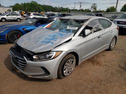 Salvage cars for sale at Hillsborough, NJ auction: 2018 Hyundai Elantra SE