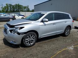 Salvage cars for sale at Spartanburg, SC auction: 2013 Infiniti JX35