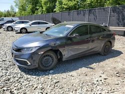 Salvage cars for sale at auction: 2021 Honda Civic LX