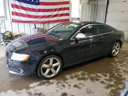 Salvage cars for sale from Copart Lyman, ME: 2009 Audi A5 Quattro