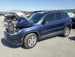 Salvage cars for sale at Las Vegas, NV auction: 2016 Volkswagen Tiguan S