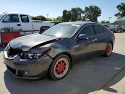 Salvage cars for sale from Copart Sacramento, CA: 2009 Acura TSX