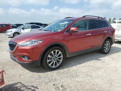 Salvage cars for sale at Houston, TX auction: 2014 Mazda CX-9 Grand Touring