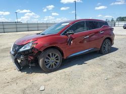 Salvage cars for sale at Lumberton, NC auction: 2021 Nissan Murano SV