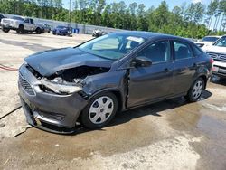 Salvage cars for sale at Harleyville, SC auction: 2017 Ford Focus S