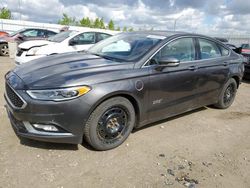 Carros salvage a la venta en subasta: 2017 Ford Fusion Titanium Phev