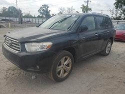 Salvage cars for sale at Riverview, FL auction: 2008 Toyota Highlander Limited