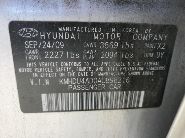 2010 Hyundai Elantra Blue