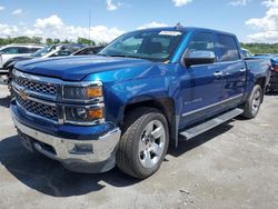 Salvage trucks for sale at Cahokia Heights, IL auction: 2015 Chevrolet Silverado K1500 LTZ