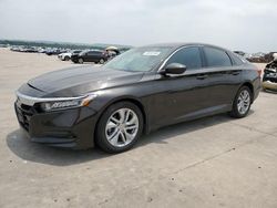 Salvage cars for sale at Grand Prairie, TX auction: 2018 Honda Accord LX