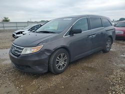 Salvage cars for sale at Kansas City, KS auction: 2012 Honda Odyssey EX