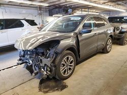 Salvage cars for sale at Wheeling, IL auction: 2021 Ford Escape SEL