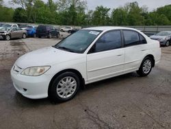 Salvage cars for sale at Ellwood City, PA auction: 2005 Honda Civic LX