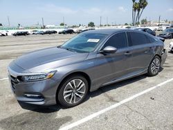 Salvage cars for sale at Van Nuys, CA auction: 2020 Honda Accord Hybrid EXL