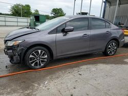 Salvage cars for sale from Copart Lebanon, TN: 2015 Honda Civic EX