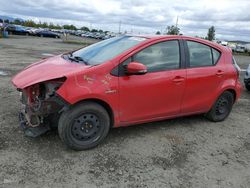 Salvage cars for sale at Eugene, OR auction: 2015 Toyota Prius C